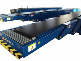 皮帶式伸(shen)縮輸送機